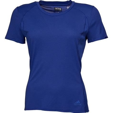 adidas t-shirt dames blauw|Blauwe adidas T.